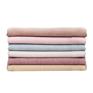 秋冬毛呢布料加厚仿羊绒刺毛人字纹大衣服装裤子手工diy呢子面料