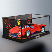 展示盒适用乐高机械组 亚克力防尘罩 SP3 42143 超级跑车Daytona