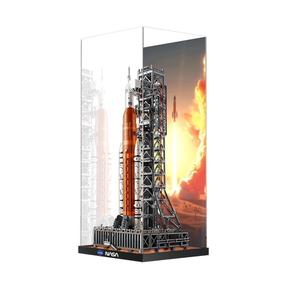 防尘收纳展示盒适用乐高 ICONS系列 10341阿尔忒弥斯太空发射系统