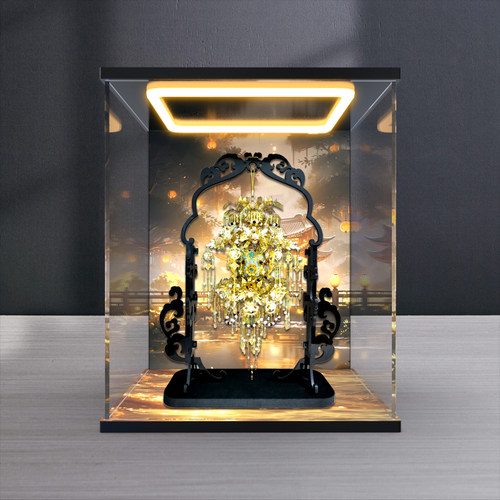 适用 PIECECOOL/拼酷 天火树立体拼图国风模型回型灯亚克力展示盒