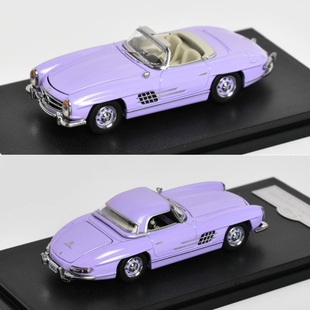 GFCC 1:64奔驰300SL Roadster前后开盖敞篷合金汽车模型收藏