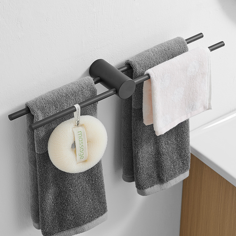 2024新款卫生间毛巾架免打孔