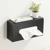 304不锈钢厕所纸巾盒壁挂卫生间浴室洗脸巾收纳盒客厅桌面抽纸盒