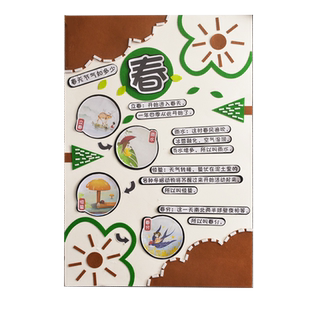 春夏秋冬24节气主题环创区角区域活动装饰幼儿园学校评比文化组合