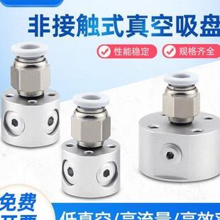 真空吸盘小型车床正压多孔伯努利式 非接触式 吸盘HNT20