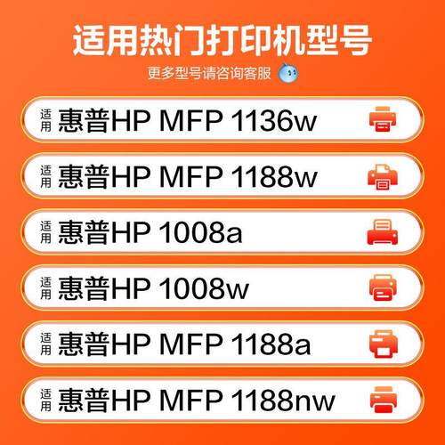 适用惠普1188w硒鼓W1660A 1136w粉盒1188nw/pnw 1188a打印机墨盒L