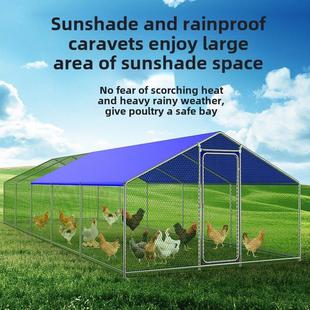 鸽子笼家用鸡笼养殖笼大号特大鸡棚兔狗宠物户外铁网农村防黄鼠狼
