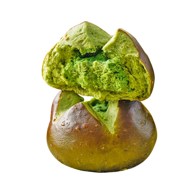 康泉抹茶奶酥无蔗糖碱水球面包