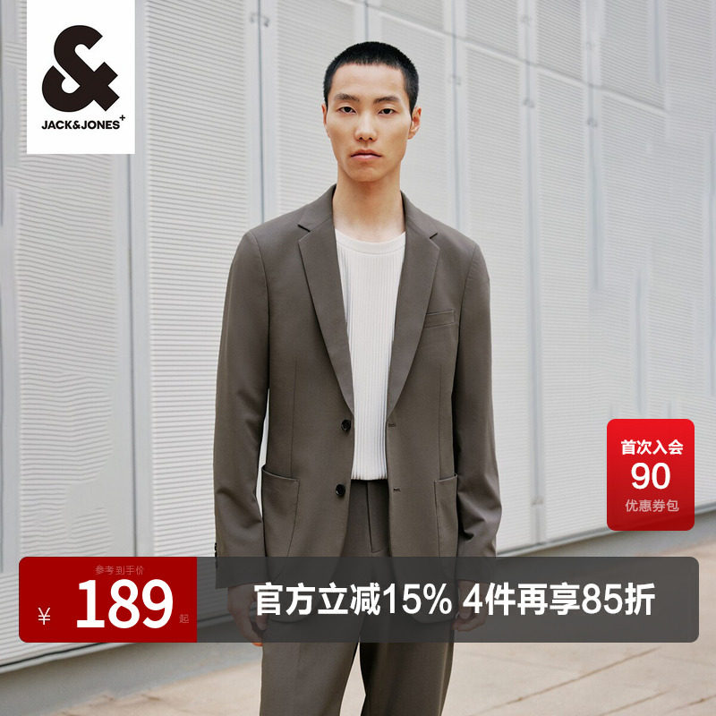 杰克琼斯休闲秋季商务西服