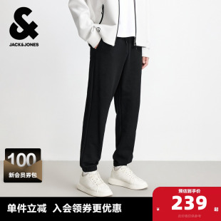 长裤 卫裤 子抽绳休闲百搭日常纯棉舒适合体收脚口 春季 杰克琼斯男装