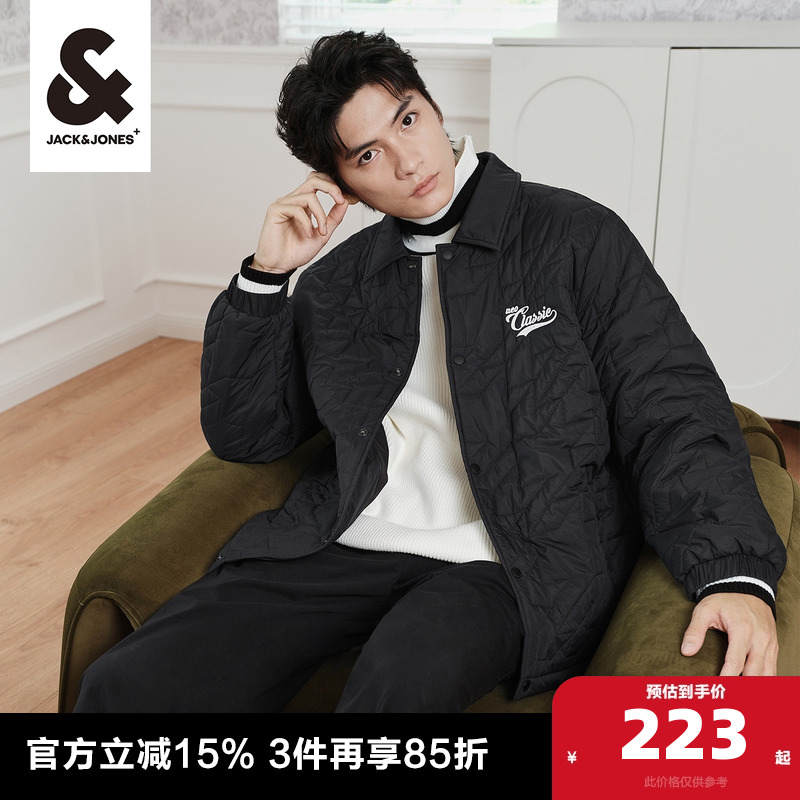 男士棉衣杰克琼斯秋季