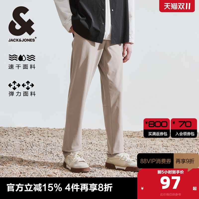 简约百搭长裤户外杰克琼斯休闲