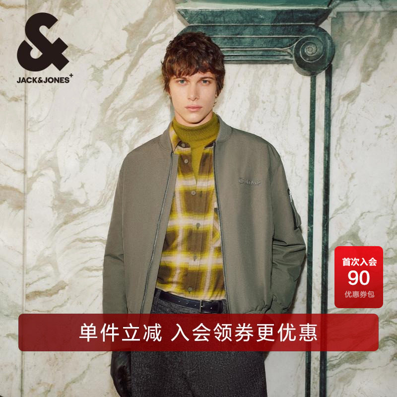 棉服杰克琼斯时尚出街