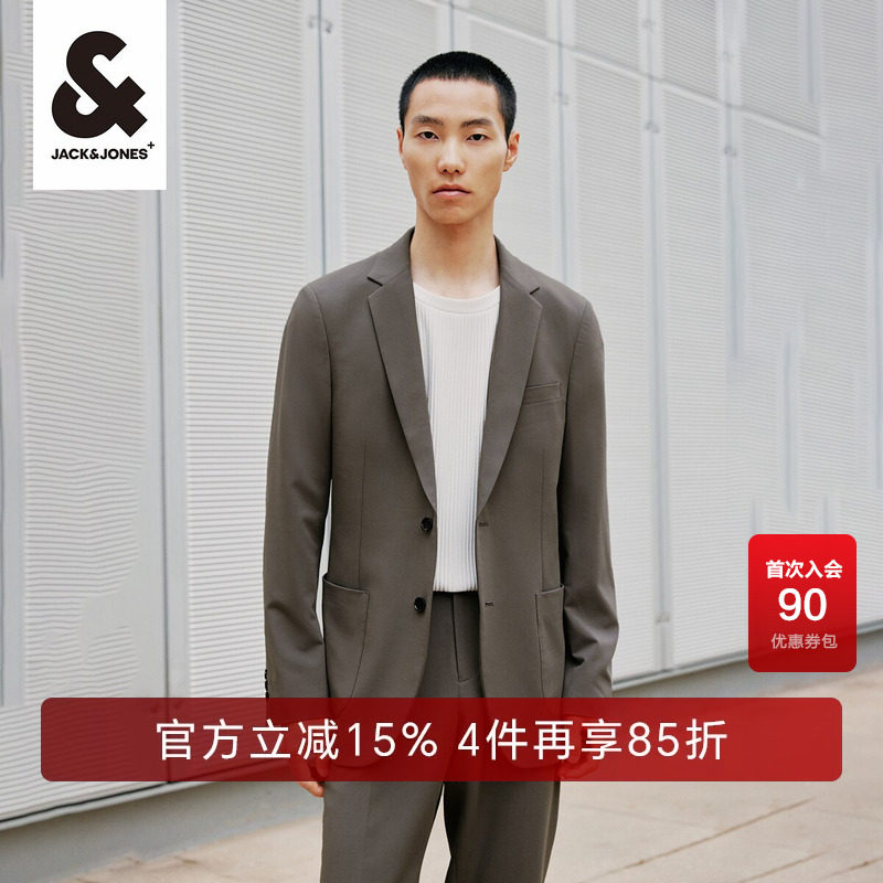 杰克琼斯休闲秋季商务西服