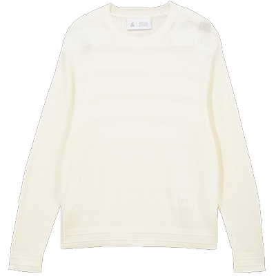 杰克琼斯圆领纯棉毛针织衫