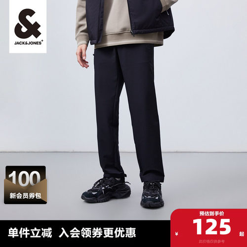 冬季休闲裤杰克琼斯直筒时尚