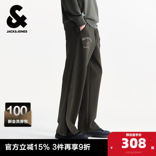新款 杰克琼斯NBA联名款 男装 春秋季 凯尔特人队logo刺绣宽松卫裤