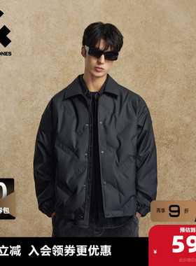 杰克琼斯奥特莱斯男生2025年冬季新款羽绒服翻领衣身钢印日常外套