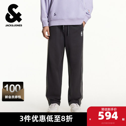 合体版型，松紧弹力抽绳，侧边条纹织带拼接