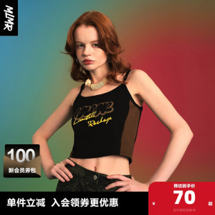 新款 男装 撞色拼接修身 背心吊带上衣内搭女装 短款 MLMRoutlets秋季