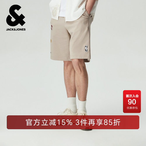 OVERSIZED版型，松紧抽绳腰头，双侧插袋