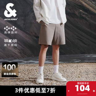 款 男装 男士 短裤 常规速干高弹面料基础休闲裤 杰克琼斯outlets夏季