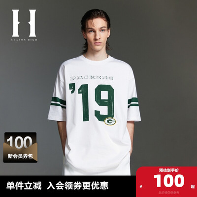 SEASONHIGH短袖休闲青年T恤