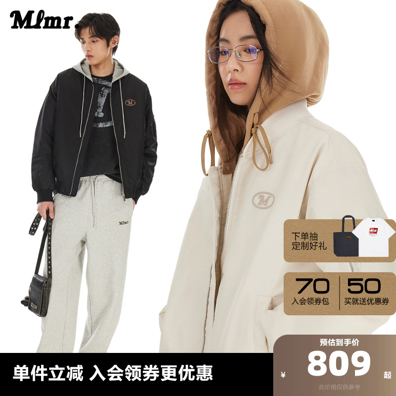 MLMR宽松舒适潮棒球领轻