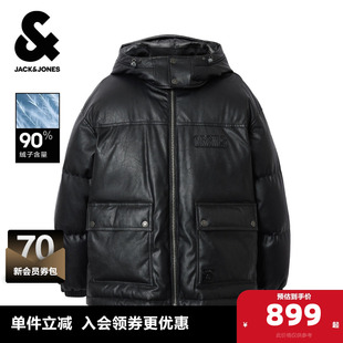经典 杰克琼斯奥特莱斯2025年冬季 羽绒服宽松长袖 男装 外套上衣 新款