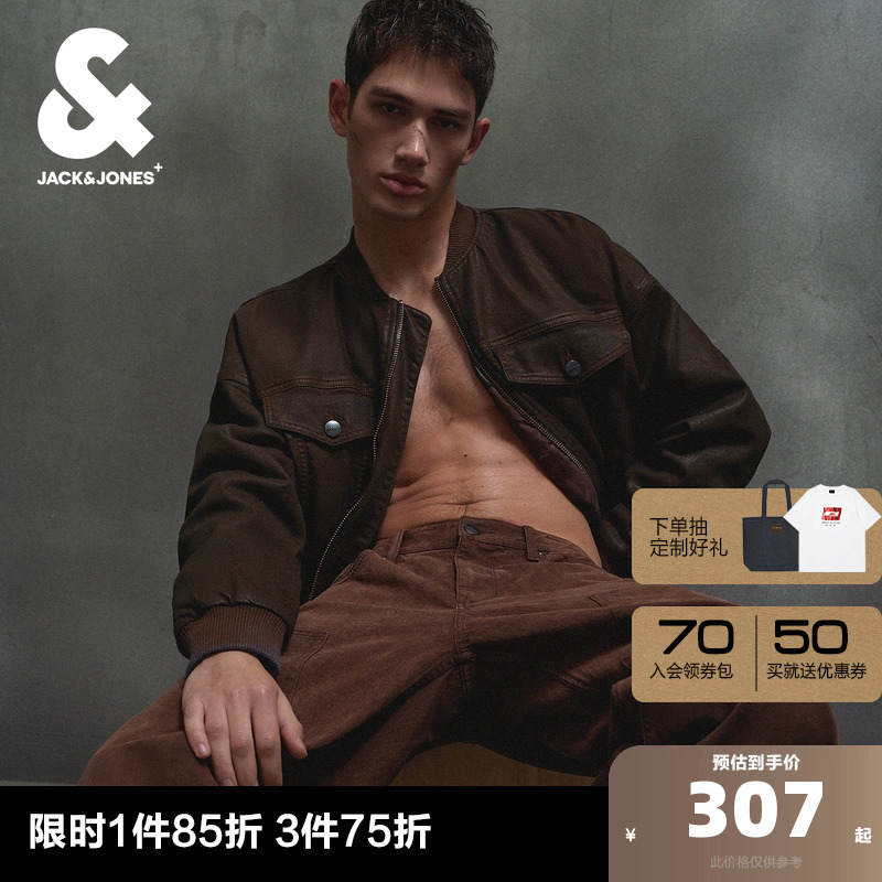 杰克琼斯春季宽松加厚棒球