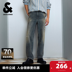 身多口袋宽松潮流廓形长裤 杰克琼斯奥特莱斯男装 裤 牛仔裤 子 秋季