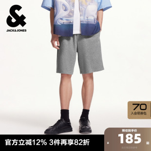 宽松短裤 杰克琼斯奥特莱斯男装 简约休闲个性 刺绣logo时尚 子 夏季