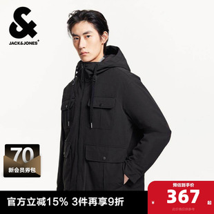 宽松加厚连帽棉衣工装 新款 夹克 棉服男装 杰克琼斯夹克外套春季