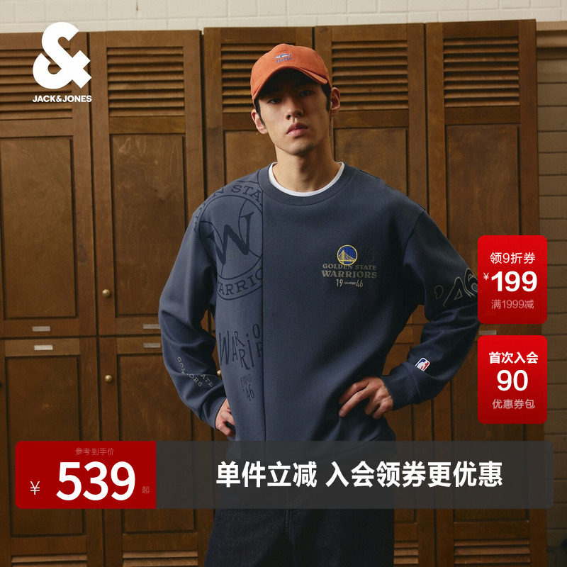 NBA联名勇士队男装卫衣