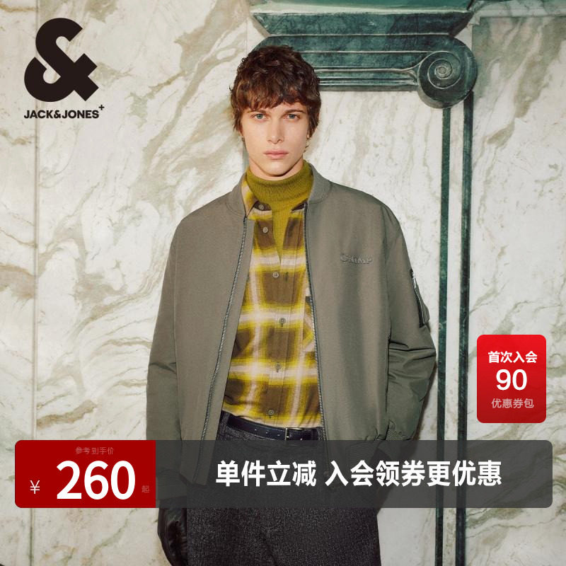 棉服杰克琼斯时尚出街
