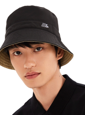 杰克琼斯outlets男秋简约舒适衣服都市休闲logo胶印渔夫帽男装
