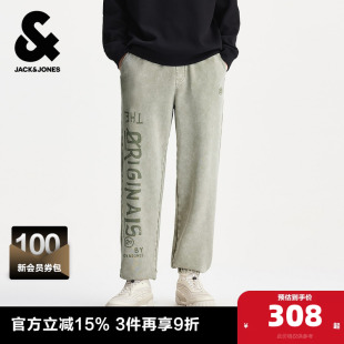 宽松长裤 杰克琼斯男装 束脚裤 新款 子 春秋季