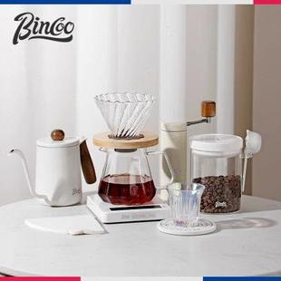 手磨咖啡机家用器具滤杯分享壶过滤器咖啡壶 Bincoo手冲咖啡套装