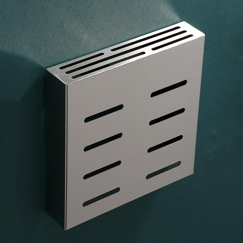 厨房304不锈钢置物架壁挂式放菜刀架单独刀具盒子收纳层架上墙专