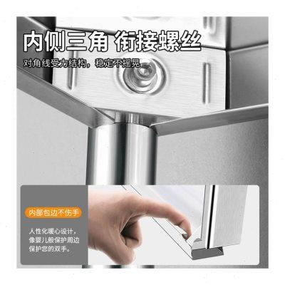 厨房置物架落地多层20宽25夹缝50cm一米100长70窄90高120四层架子