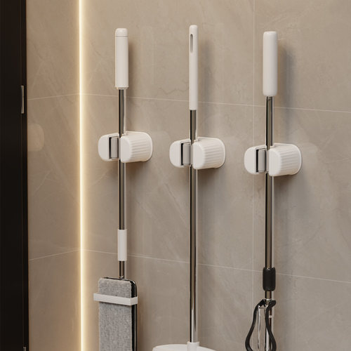 浴室挂架拖把扫把免打孔架子