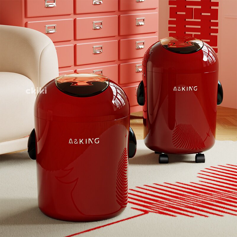 垃圾桶结婚红色喜庆婚礼婚房家用客厅卧室轻奢高颜值布置婚庆专用,家庭/个人清洁工具,垃圾桶,淘宝优惠券,粉丝福利购,淘宝优惠卷