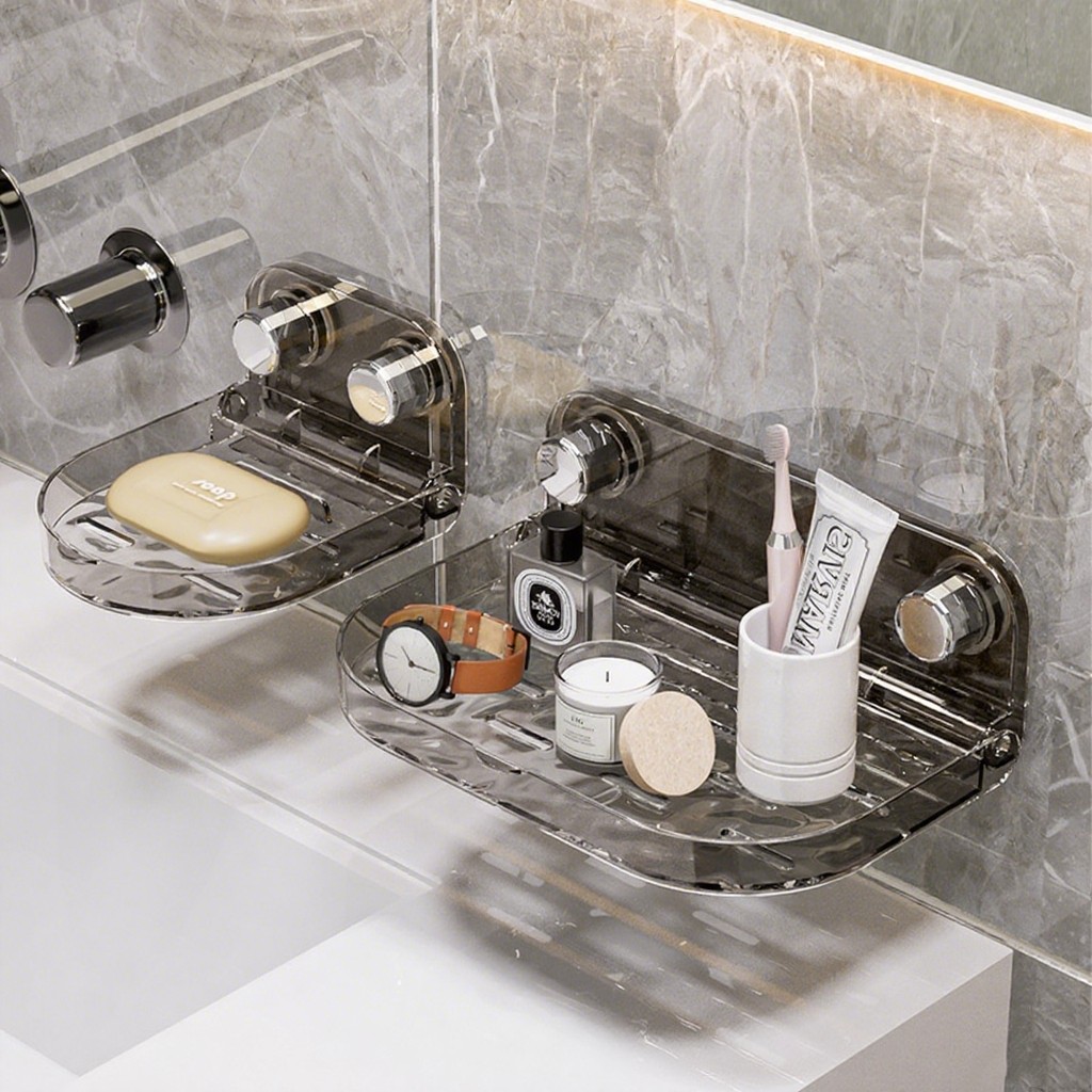 真空吸盘置物架卫生间浴室壁挂整理架免打孔洗漱台墙上肥皂收纳架,家庭/个人清洁工具,浴室角架/置物架,淘宝优惠券,粉丝福利购,淘宝优惠卷