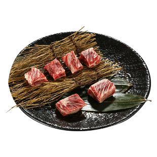 澳洲进口和牛M7-8级牛肋条原切雪花牛腩谷饲黑牛烧烤食材新鲜牛肉