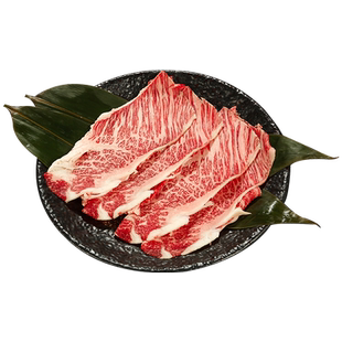 【拍2送1】澳洲和牛M9上脑火锅卷寿喜锅食材雪花神户牛肉肥牛片