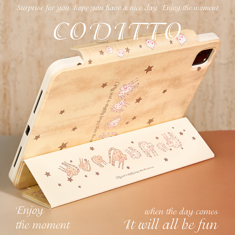 coditto咖啡奶猫ipadpro保护壳