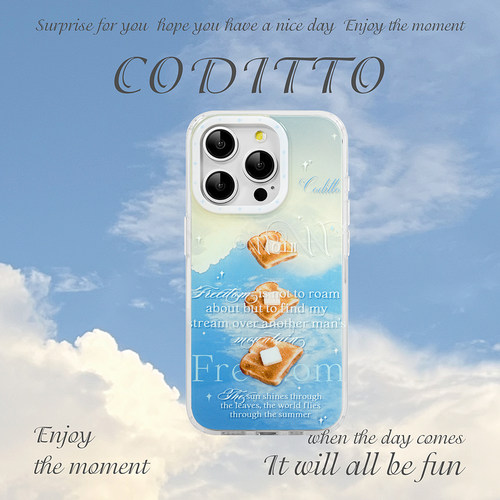 coditto云朵面包双层15pro手机壳