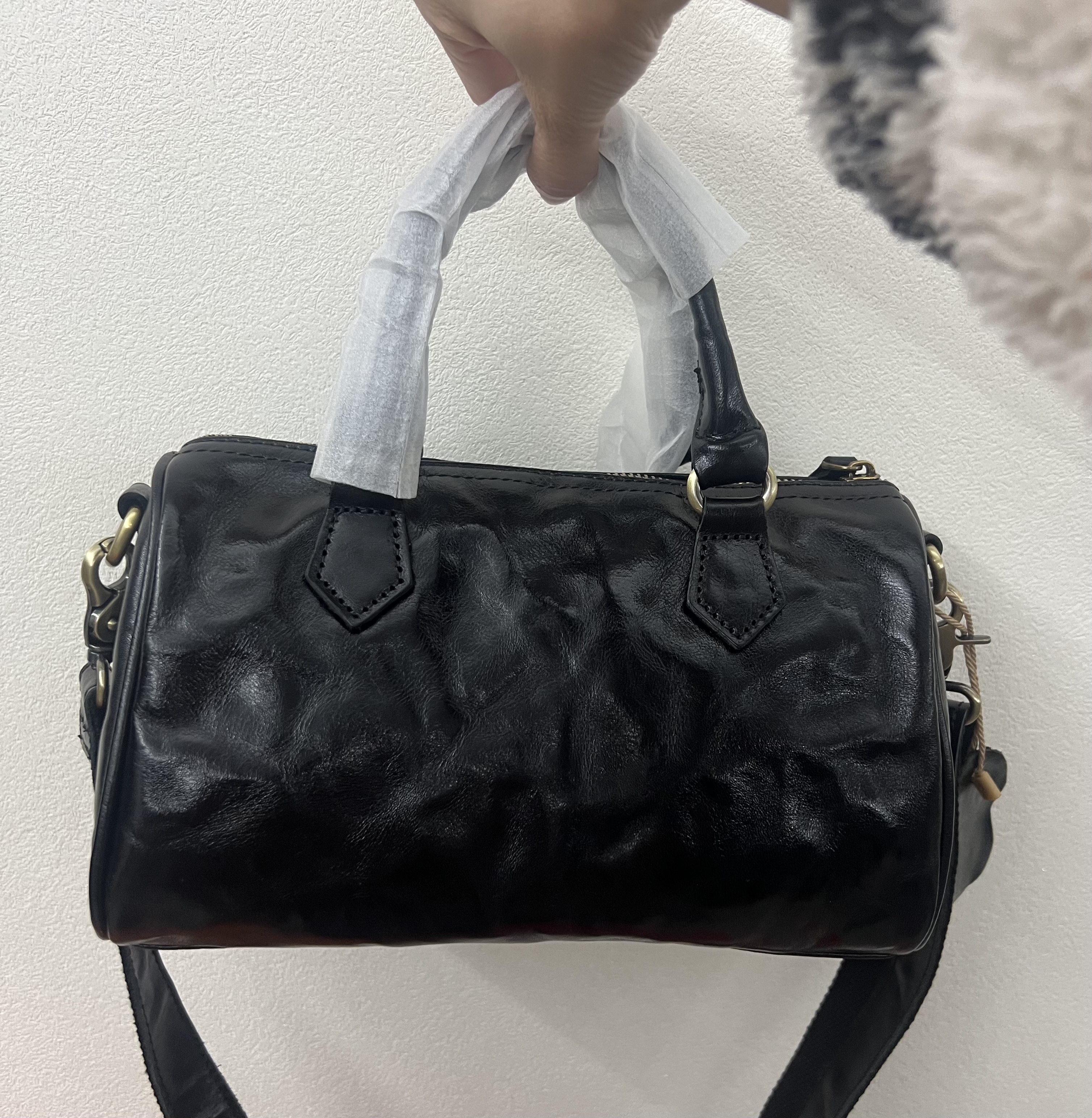 2026小众优质休闲简约风新款意大利头层树膏植糅牛皮爆款斜挎单肩