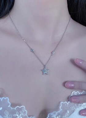 织女星S925纯银项链小众设计轻奢