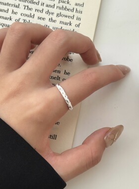 S925纯银满天星戒指女小众百搭情